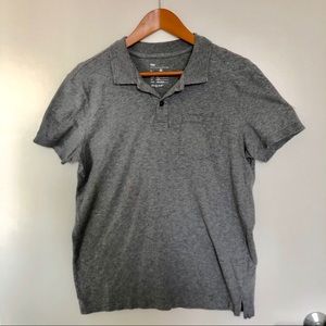 Gap Men’s Polo Shirt - Gray - Small